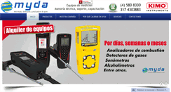 Desktop Screenshot of myda.com.co
