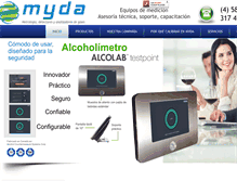 Tablet Screenshot of myda.com.co